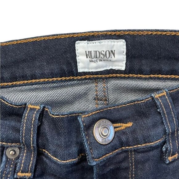 HUDSON Nico Super Skinny Midrise Jeans Size 25 Dark Wash - Picture 8 of 8